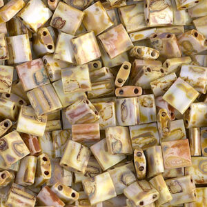 Tila Bead 5 x 5mm - Picasso CNRY Yellow Matte - 4512