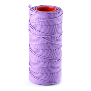 Macramé-koord Polyester 1mm - violet - 1 meter