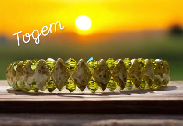 pakketje armband 'Togem' - groen
