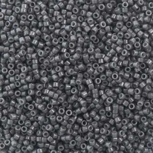 Delica Bead 11/0 - Duracoat Opaque Dyed Charcoal - 2368