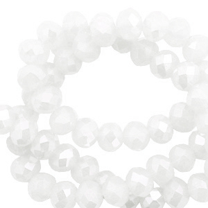 Briolette top quality - 4x3mm - white pearl - 60993