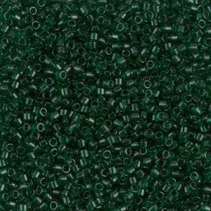 Delica Bead 11/0 - transparant dark emerald - 713