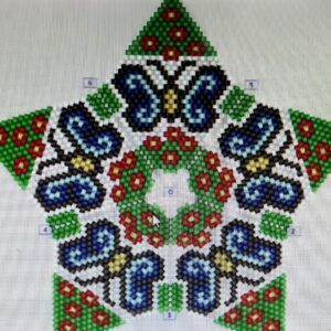 Schema kerstster  'vlinders'