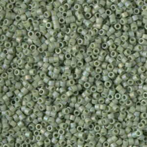 Delica Bead 11/0 - frost opalglaze rainbow celadon - 2313