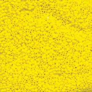 Delica Bead 11/0 - matte opaque yellow - 751