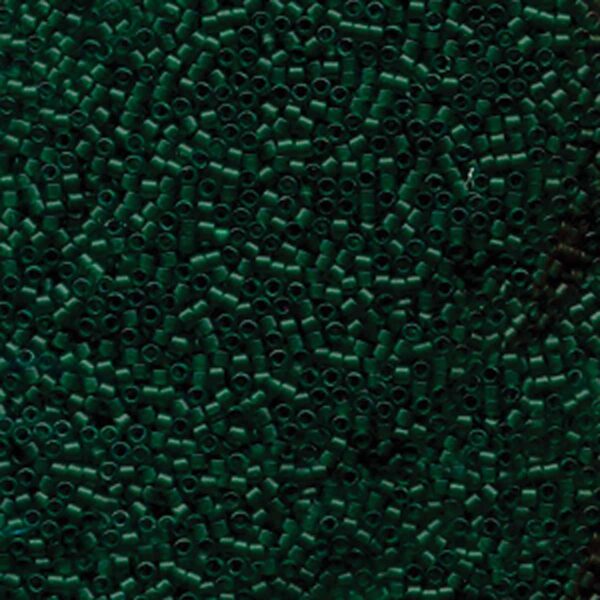 Delica Bead 11/0 - dyed matte transparent kelly green - 776