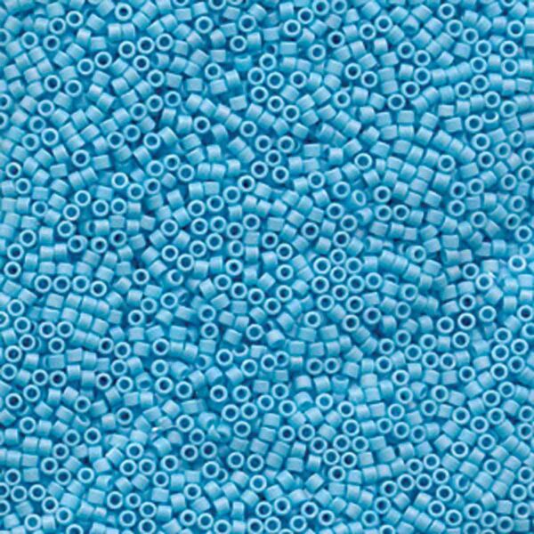 Delica Bead 11/0 - matte opaque sky blue AB - 879
