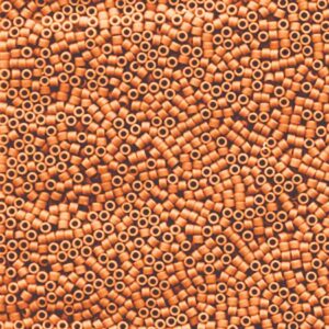 Delica Bead 11/0 - matte opaque mandarin - 1583