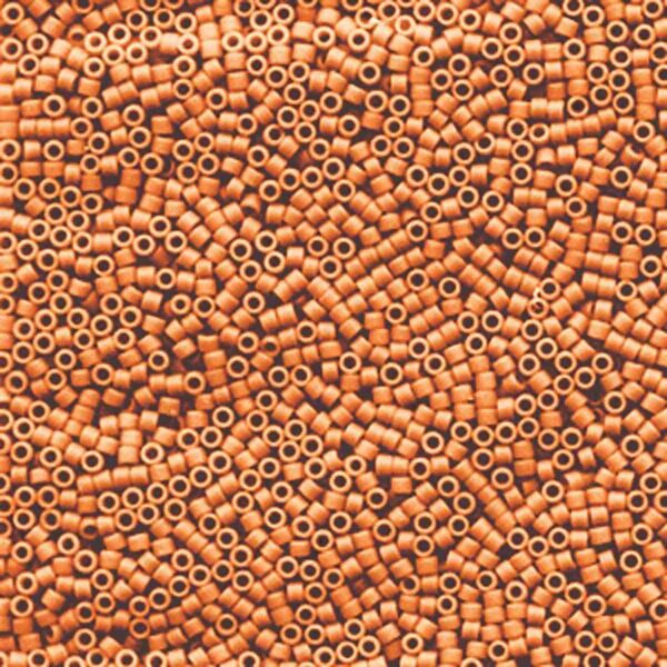 Delica Bead 11/0 - matte opaque mandarin - 1583