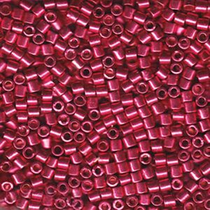 Delica Bead 11/0 - duracoat galvanized light cranberry - 1841
