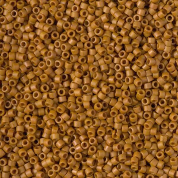Delica Bead 11/0 - frost opaque glaze pecan - 2286