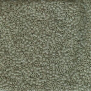 Delica Bead 11/0 - matte transparent oyster - 383