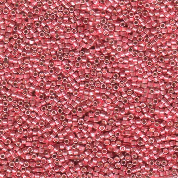 Delica Bead 11/0 - galvanized dark coral - 420