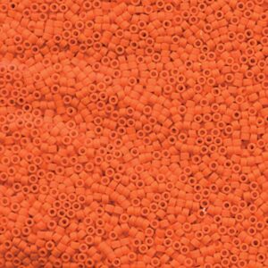 Delica Bead 11/0 - matte opaque orange - 752