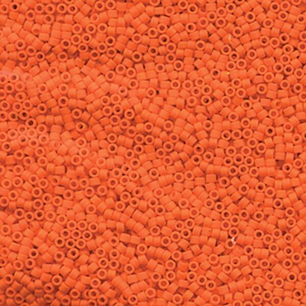 Delica Bead 11/0 - matte opaque orange - 752
