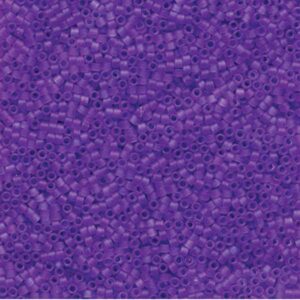 Delica Bead 11/0 - dyed matte transparent purple - 783