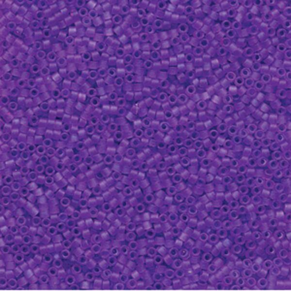 Delica Bead 11/0 - dyed matte transparent purple - 783
