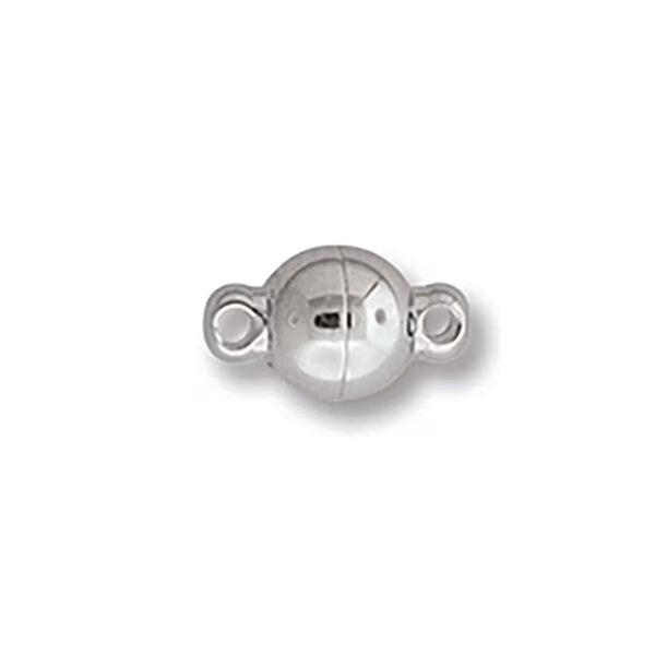 magneetslotje bol 10mm - edelstaal silver- MC013