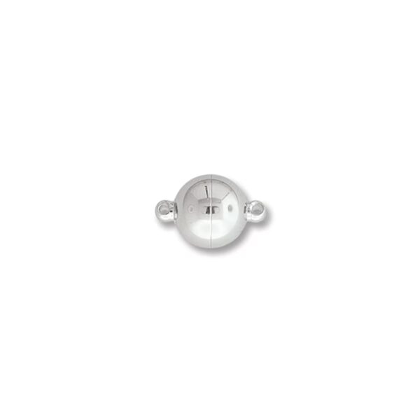 magneetslotje bol 10mm - edelstaal silver- MC011