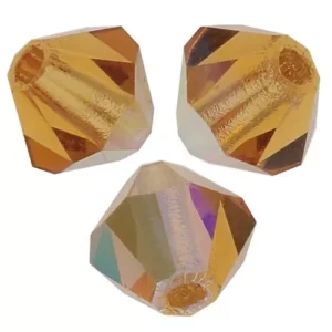 MC Bead Rondell 3mm - Topaz AB