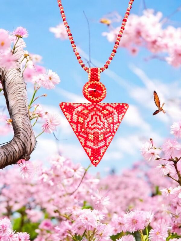 pakketje ketting Oceaan - rood